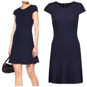 Alice + Olivia Dacey Drop Waist Wool Sweater Dress
